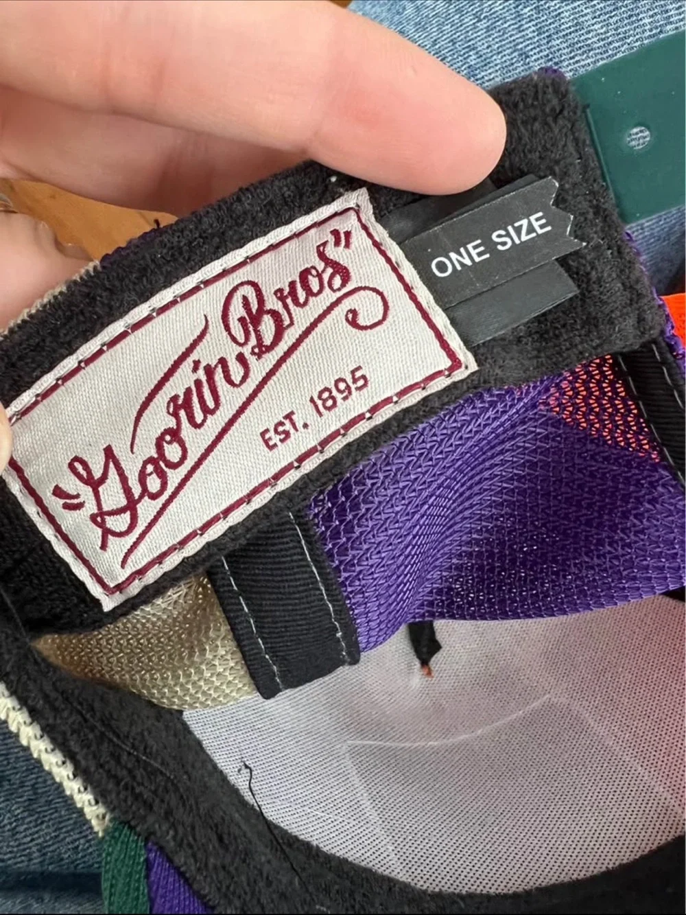Goorin Bros Purple & Black Kids Sabertooth Trucker Hat